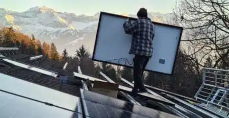 Installation Solaranlage Landgasthof Rothorn