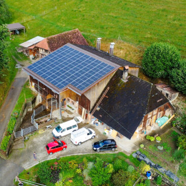 Solarify Solarprojekt Bauernbetrieb Wolfacker in Ursenbach