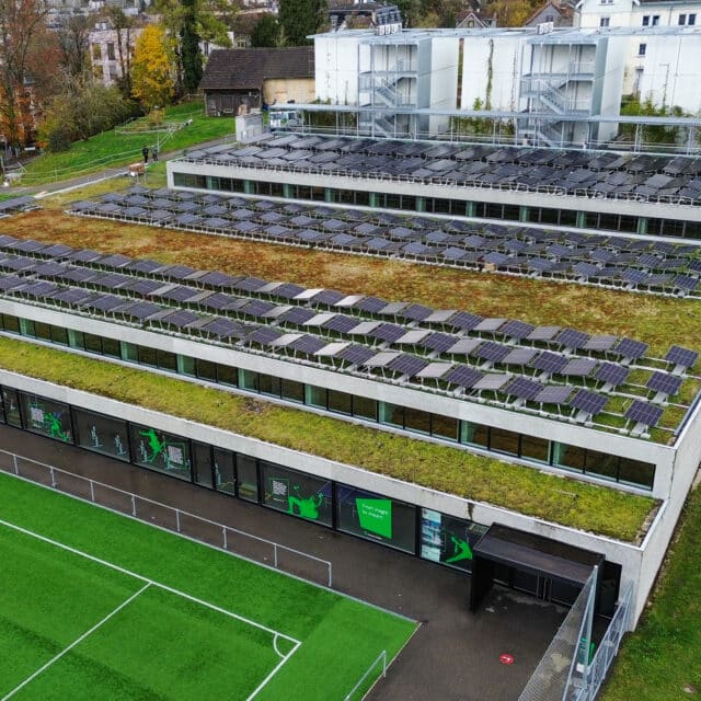 Solaranlage auf Sporthalle der HSG