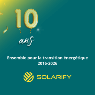 Illustration pour les 10 ans de Solarify 2016-2026