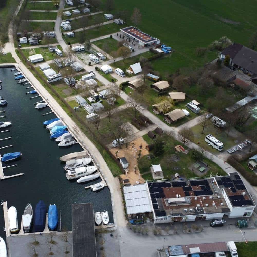 Solarpanel auf TCS Camping Solothurn