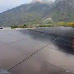 Die PV-Anlage auf der Garage Rosaite in Evionnaz